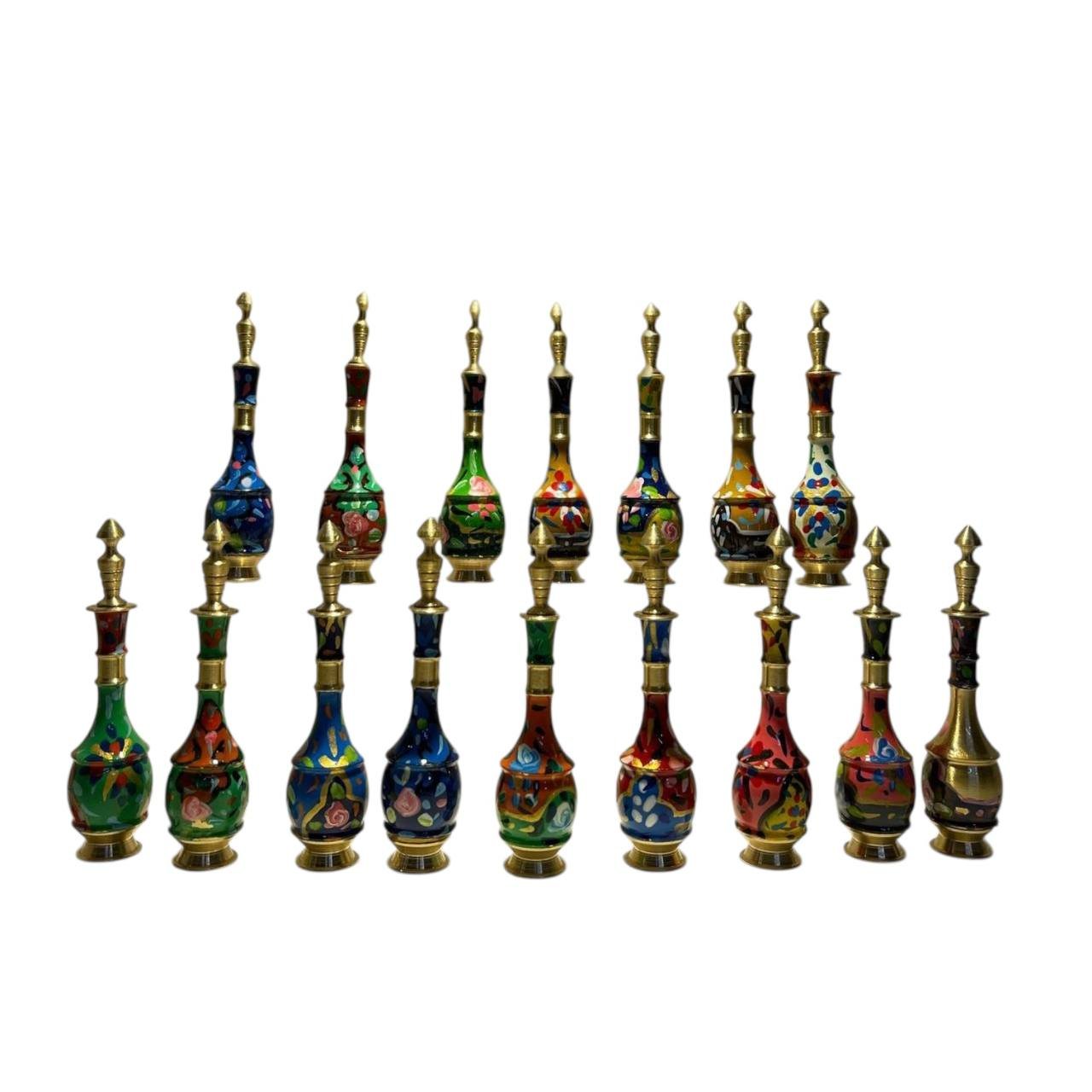 5193146684354007410_121 مكحلة عربية مزخرفة بالمينا - الصورة 1