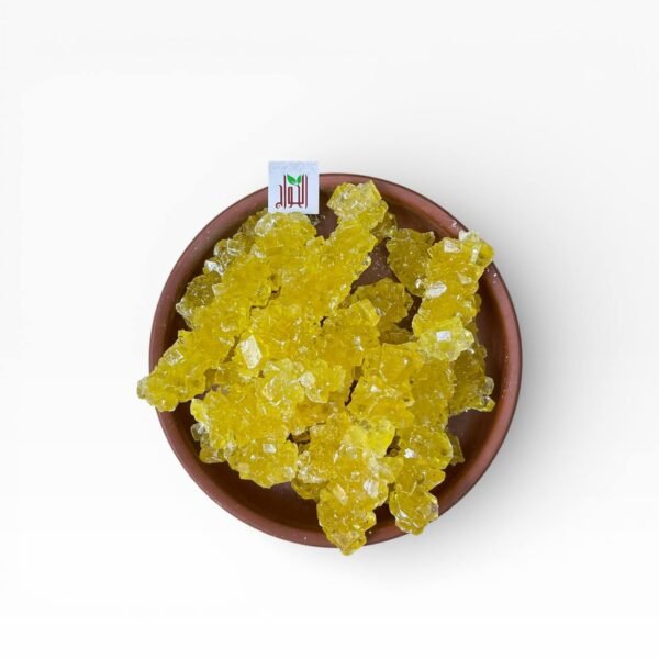 سكر نبات  بالزعفران