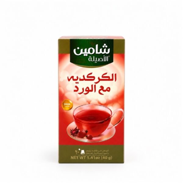 كركديه مع الورد